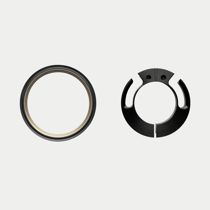 Acros Compression Ring ICR Alloy + IPS for Integrated Cable in Black-2