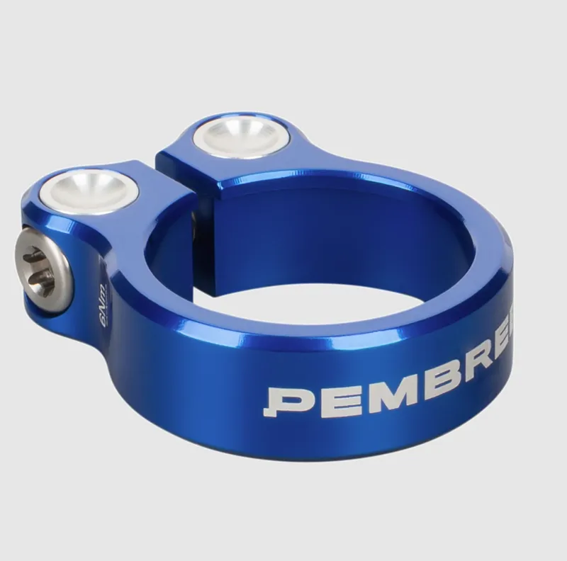Pembree DBN 31.8mm Matte Seat Post Clamp in Blue