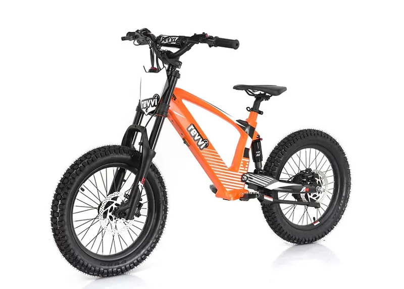 Revvi bike 18 inch electric balance bike in Orange