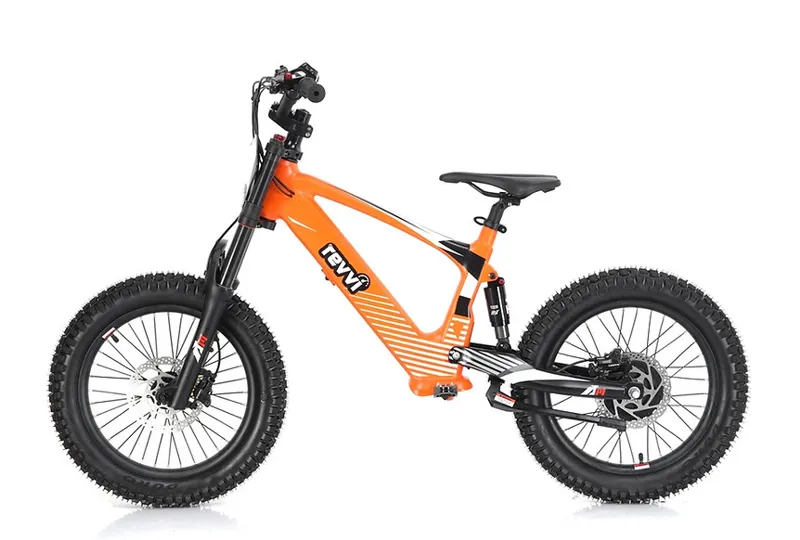 Revvi bike 18 inch electric balance bike in Orange-1