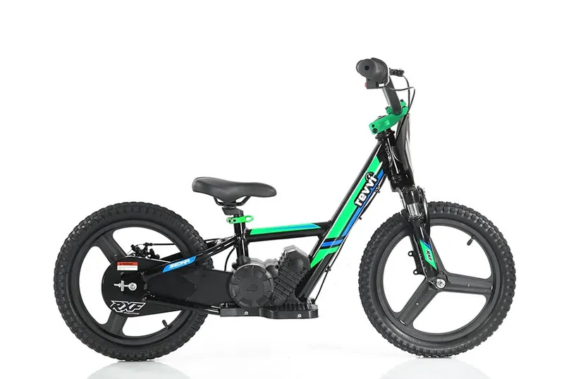 Revvi bike 16 inch plus electric balance bike in Green-1
