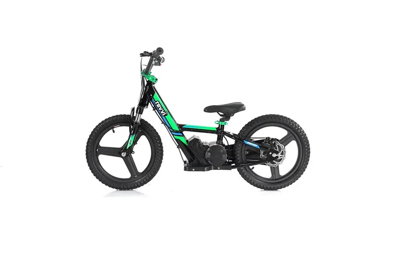 Revvi bike 16 inch plus electric balance bike in Green-2