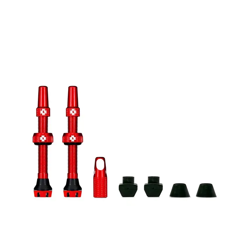Muc-Off V2  Tubeless Valve in Red 44mm