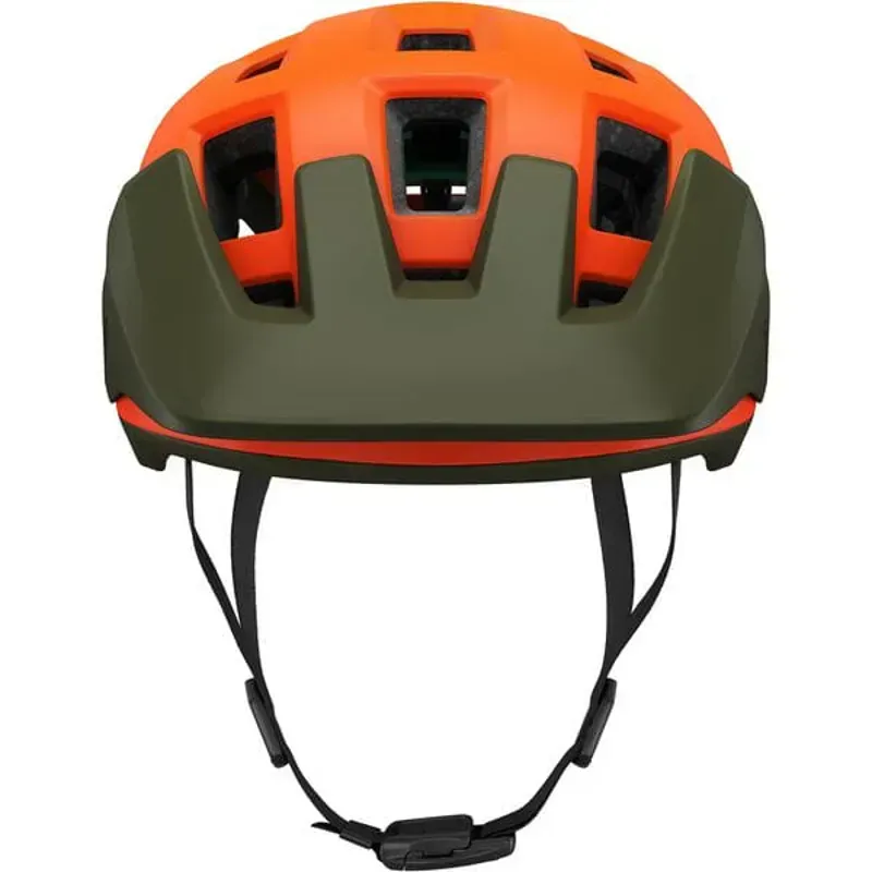 Lazer Coyote KinetiCore Helmet in Orange/Green-1