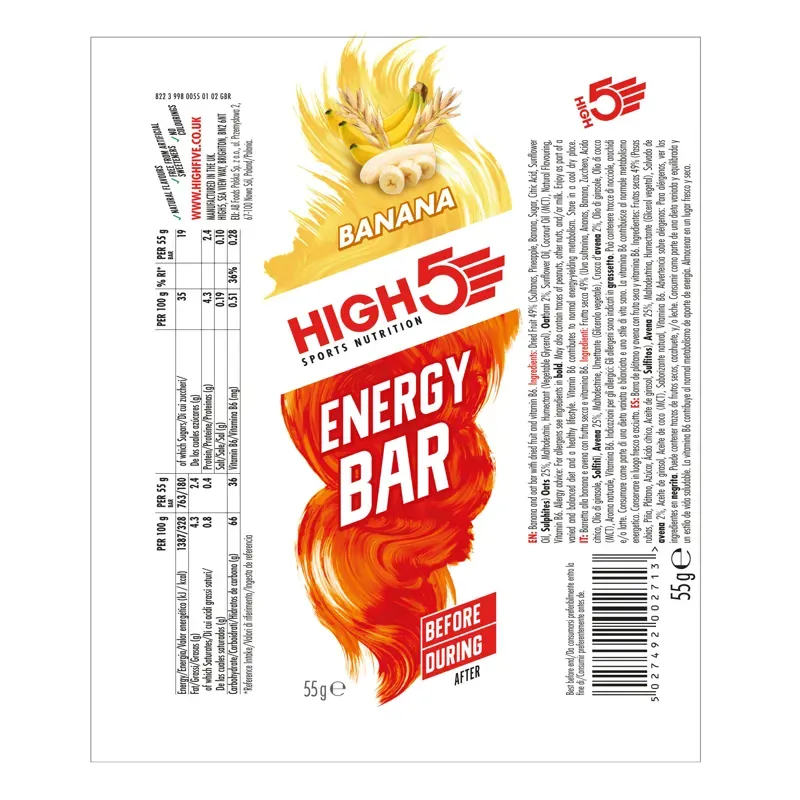 High5 15x Energy Bars in White-5