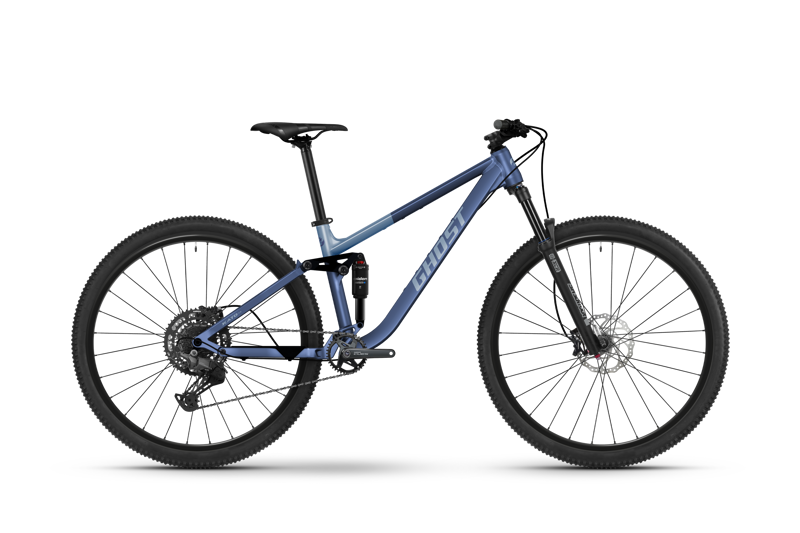 Ghost Kato FS Mountain Bike in Ocean Blue/Steel Blue - Matt