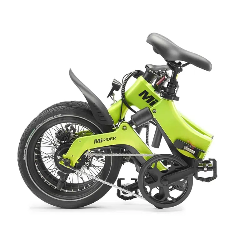 MiRider One electric folding e-bike in Green-3