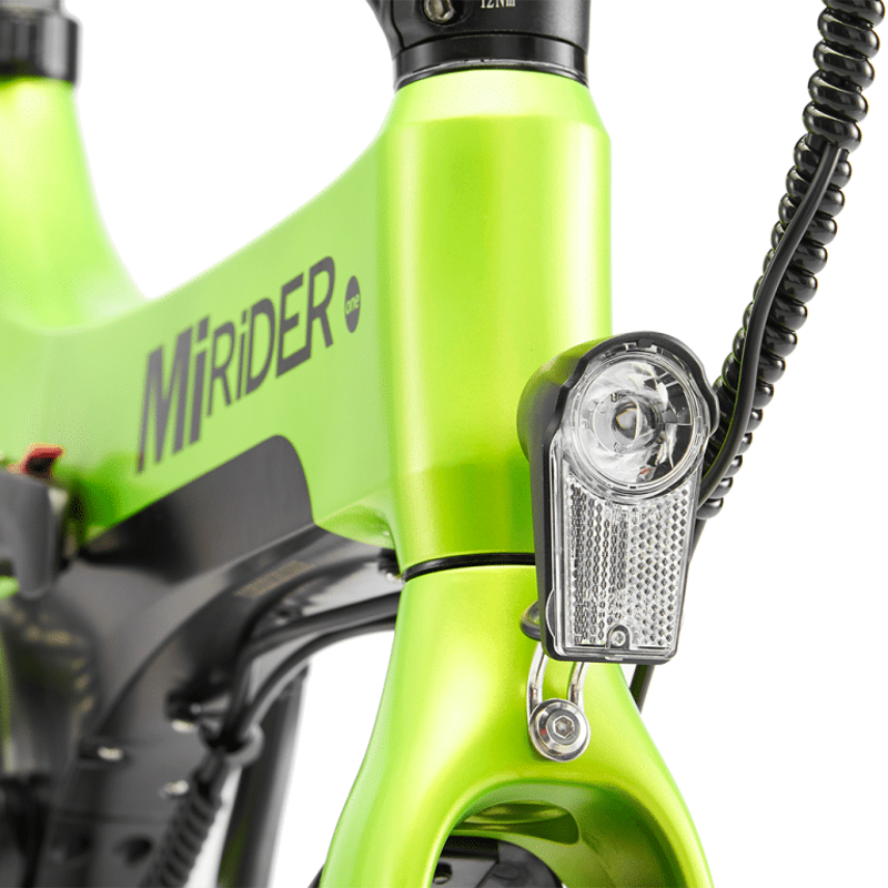 MiRider One electric folding e-bike in Green-2