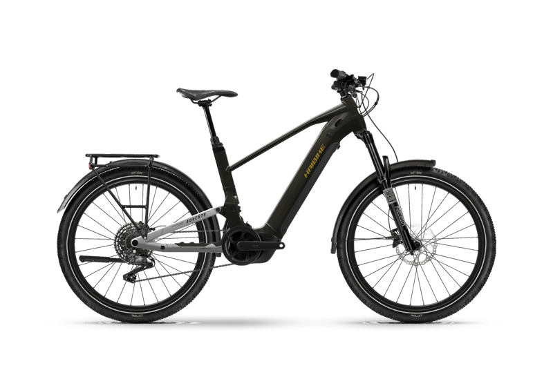 Haibike Adventr 6 eHybrid Bike in Black/Chrome 2026