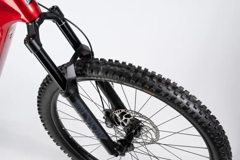 Haibike Allmtn CF 9 eMountain Bike in Red/Black/Platinum 2026-4