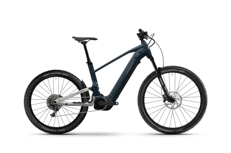 Haibike Alltrail 4 Hardtail eMountain Bike in Blue/Silver 2026