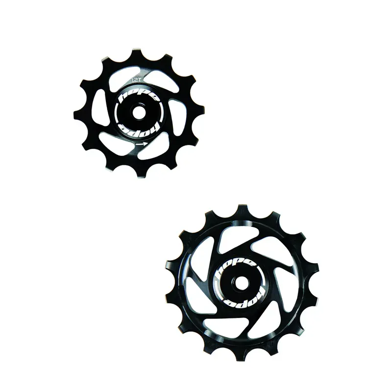 HOPE 14/12T Jockey Wheels - Pair - Black for Sram