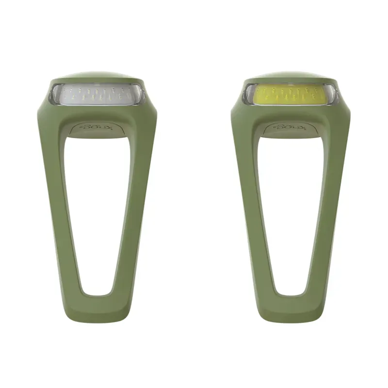 Knog Frog V3 Light Twin Pack in Army Jacket Green