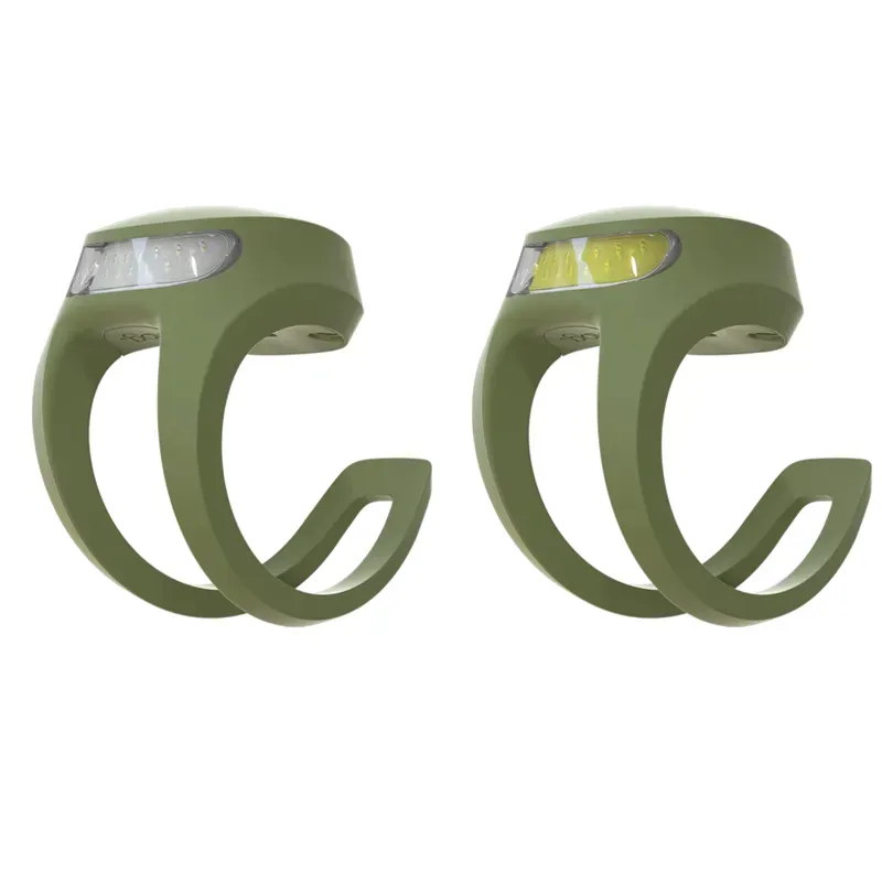 Knog Frog V3 Light Twin Pack in Army Jacket Green-1