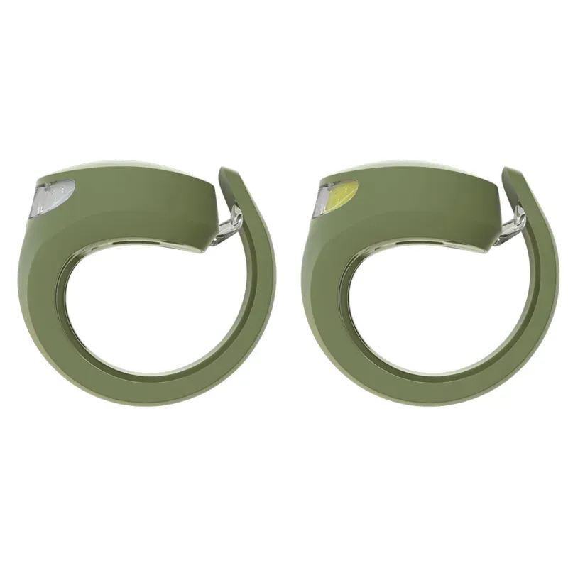 Knog Frog V3 Light Twin Pack in Army Jacket Green-2