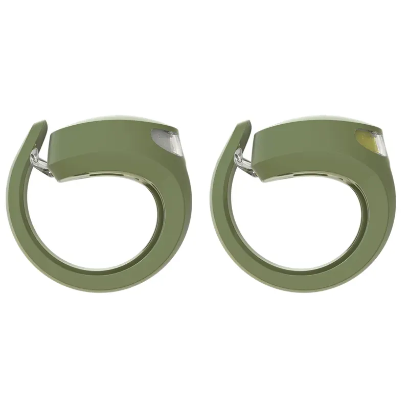Knog Frog V3 Light Twin Pack in Army Jacket Green-3