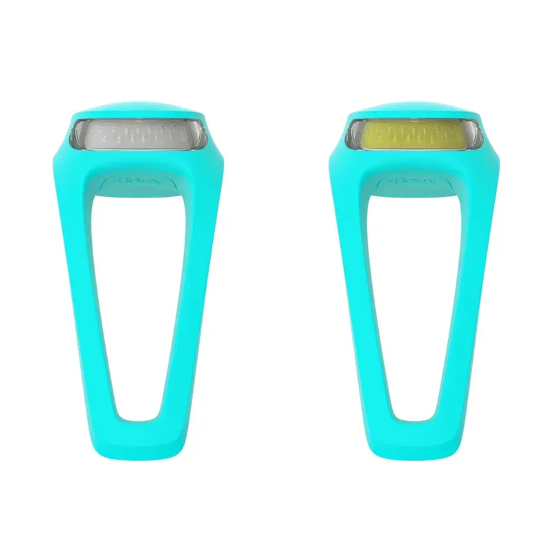 Knog Frog V3 Light Twin Pack in Awesome Aquamarine
