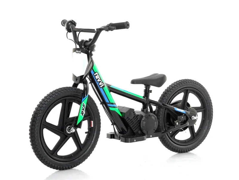 Revvi bike 16 inch electric balance bike in Green