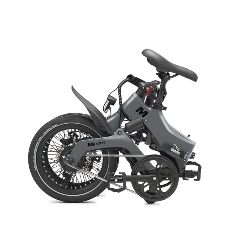 MiRider One electric folding e-bike in Grey-3