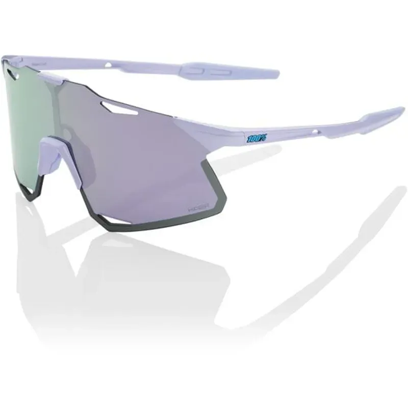 100% Hypercraft HiPER Mirror Lens Sunglasses in Polished Lavender