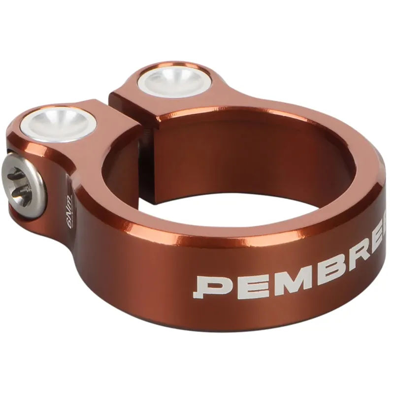 Pembree DBN 31.8mm Seat Post Clamp in Bronze