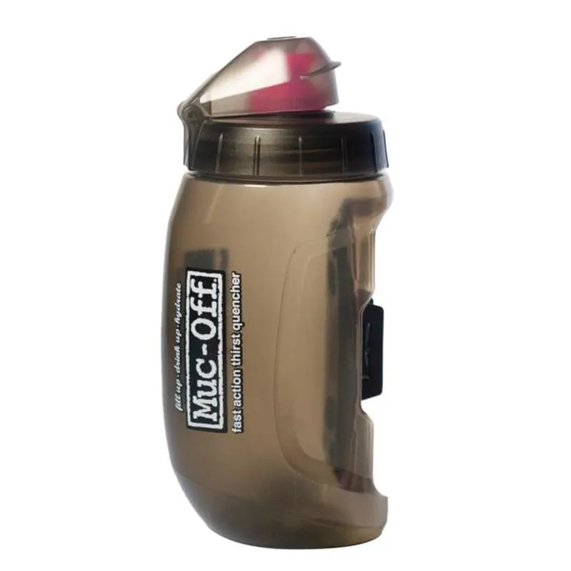 Muc-Off x Fidlock Twist Bottle 450ml + base Smoke