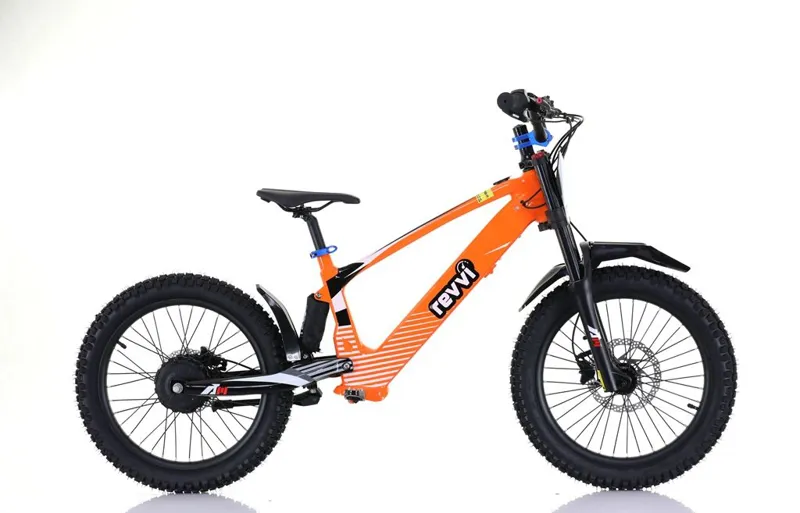 Revvi 20 inch electric balance bike in orange-1