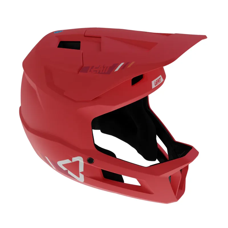 Leatt MTB Gravity 1.0 Full Face Helmet in Red-1