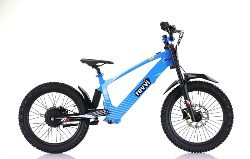 Revvi 20 inch electric balance bike in blue-1