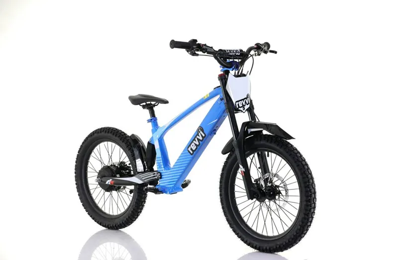 Revvi 20 inch electric balance bike in blue-2