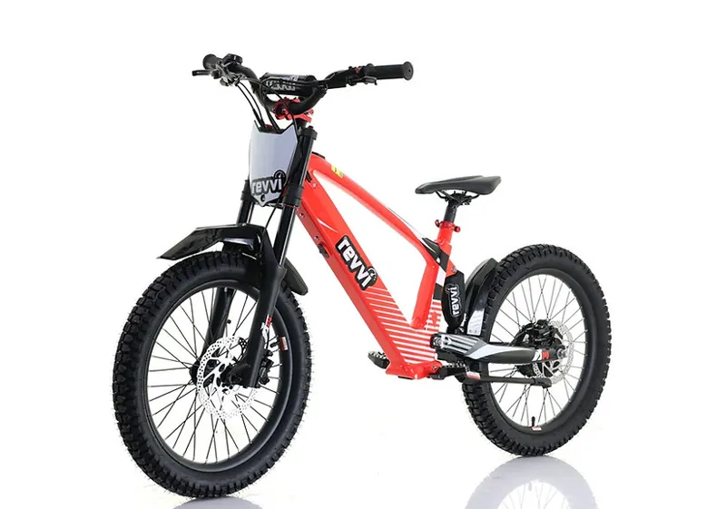 Revvi 20 inch electric balance bike in Red