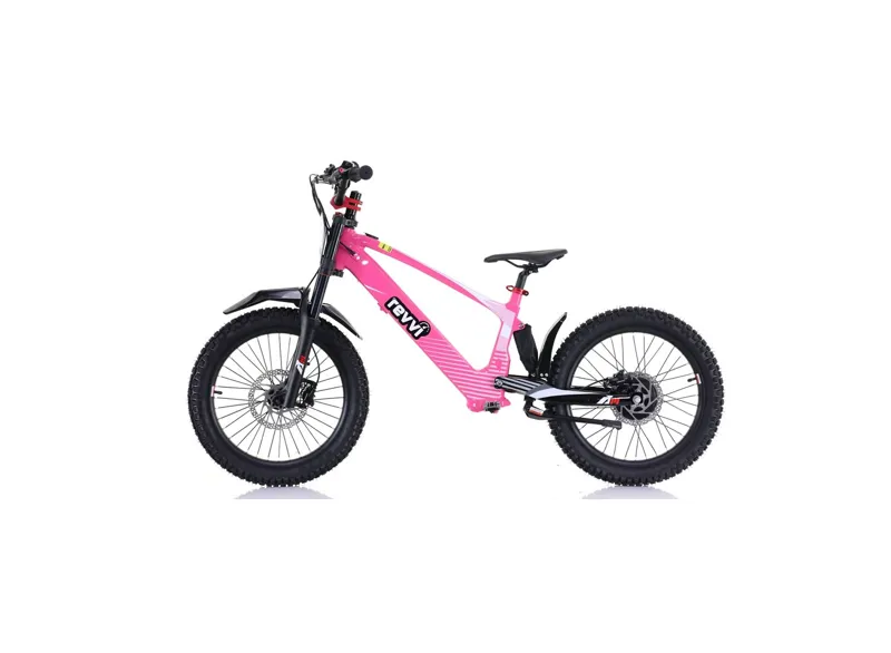 Revvi 20 inch electric balance bike in pink-1
