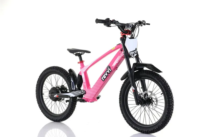 Revvi 20 inch electric balance bike in pink-2