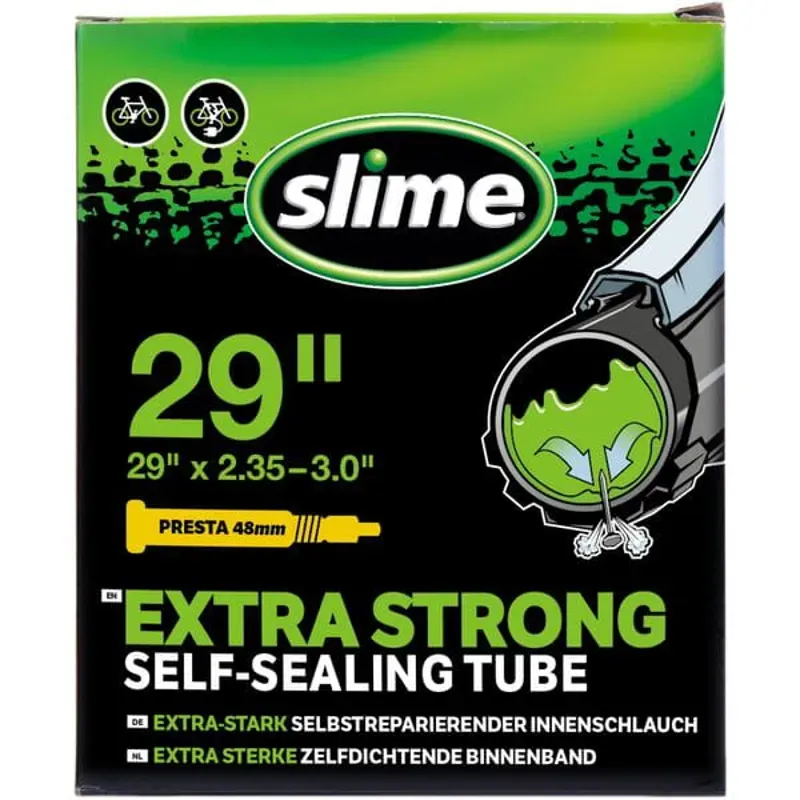 TUBE SLIME 29 Presta Black 29 x 2.35 - 3.0 inches