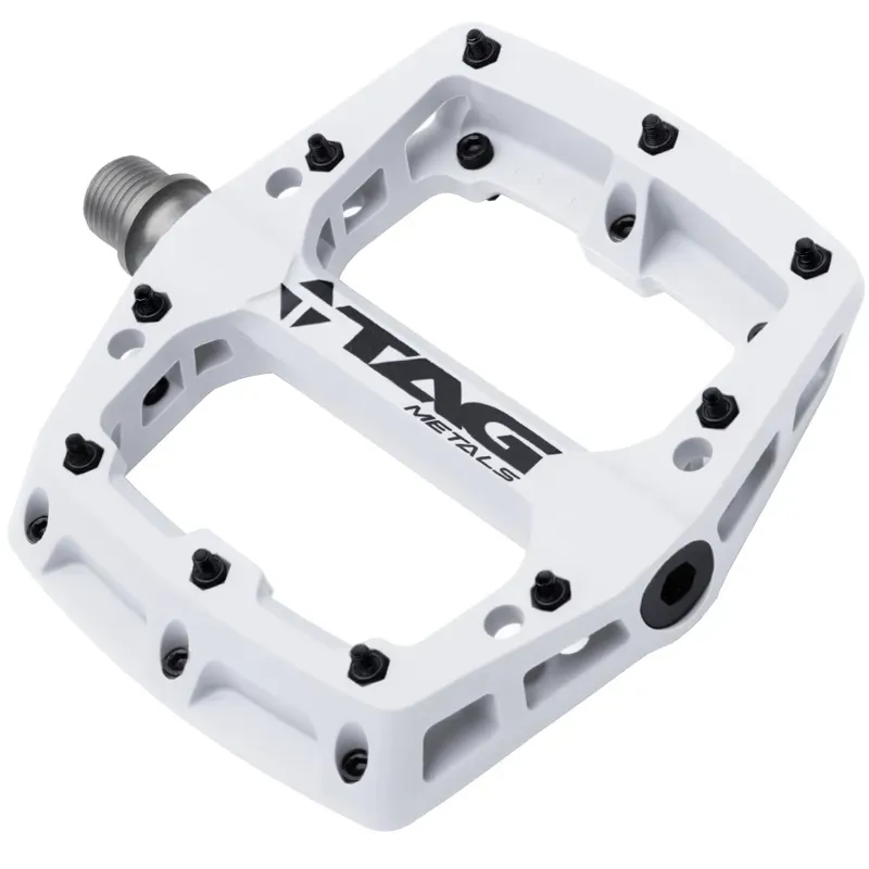 Tag Metals T3 Mountain Bike Pedals in White